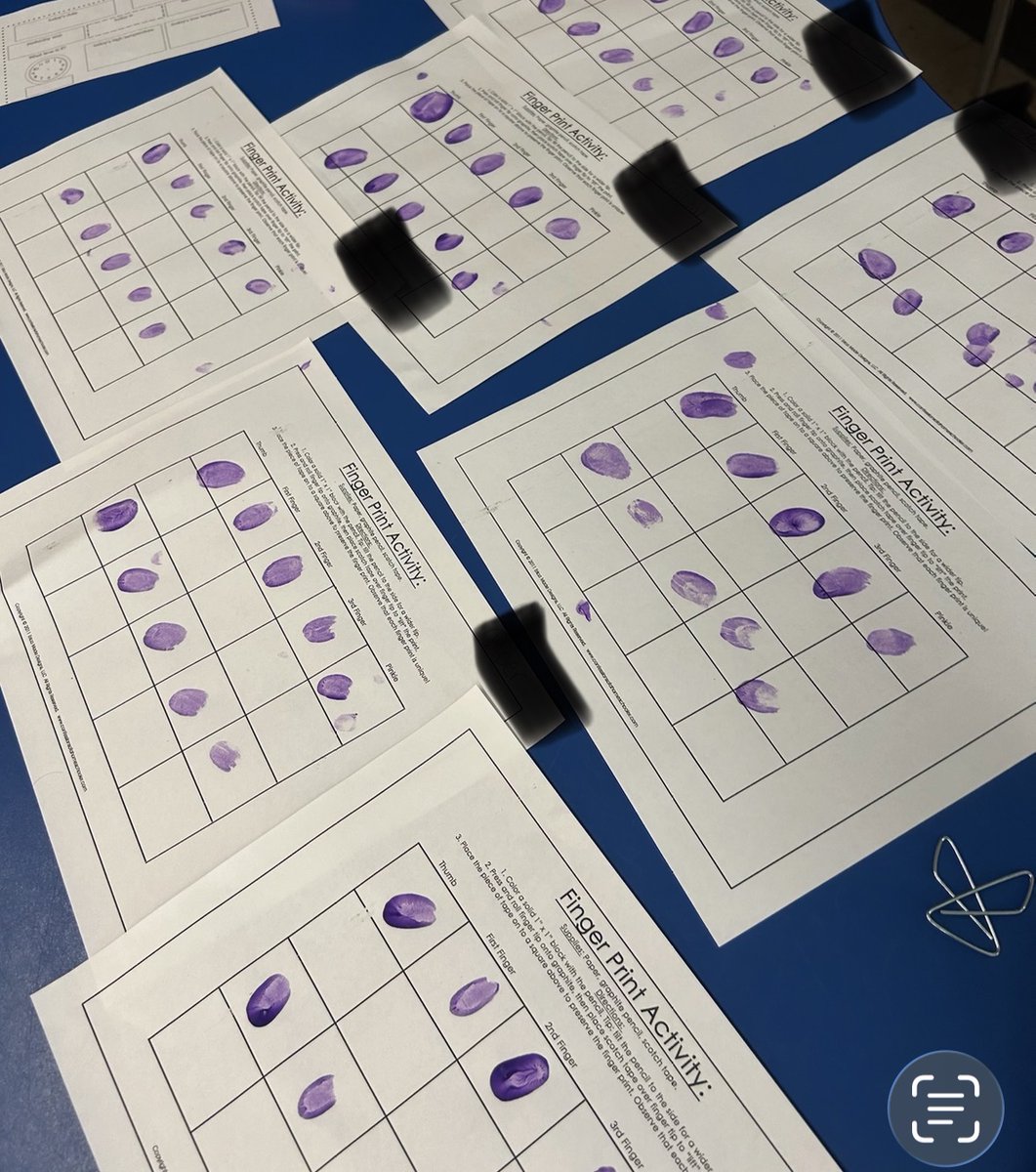 BtpsSrvcs's tweet photo. 🧬🔍 Science &amp; learning go hand in hand during ESY 2026! Ss became detectives as they explored the unique patterns of their own fingerprints through a hands-on lab. Observation skills, critical thinking, &amp; fun! 🖐️Great Job Ms. Clymore &amp; friends! 💚 @Brick_K12 @LRMSLakers https://t.co/OTy8JQSBfk