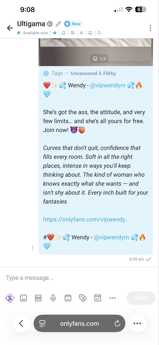 AndromedaSkye10's tweet photo. https://t.co/PYl92E9mVq
Come check out my gorgeous babe https://t.co/rctJlVhBKq
