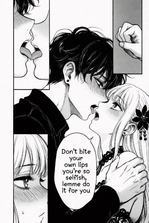 RiasVerse's tweet photo. Don't bite your own lips you're so selfish, lemme do it for you. https://t.co/uiJ17emh6m