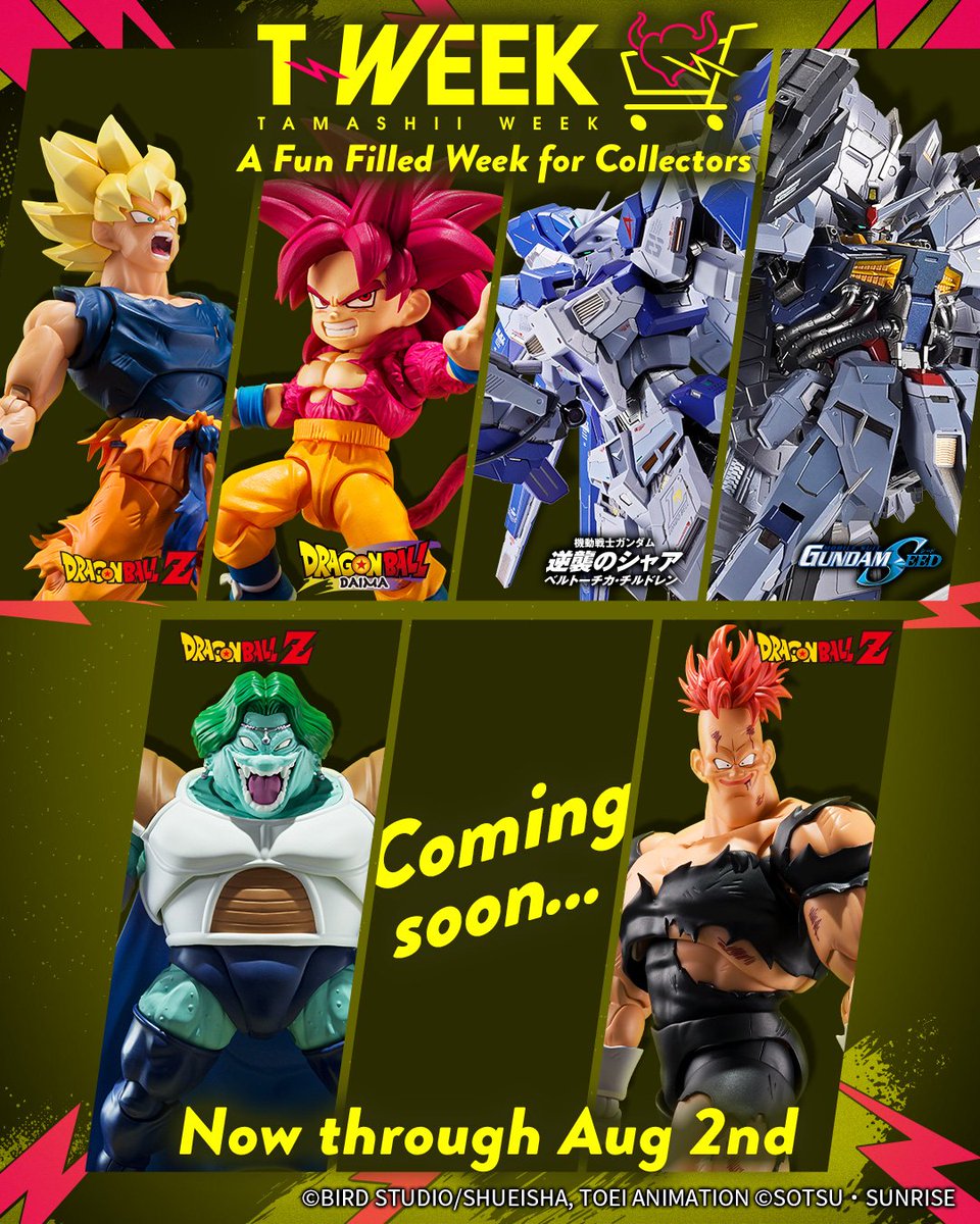 TAMASHII NATIONS T-WEEK is live over at Premium Bandai! Re