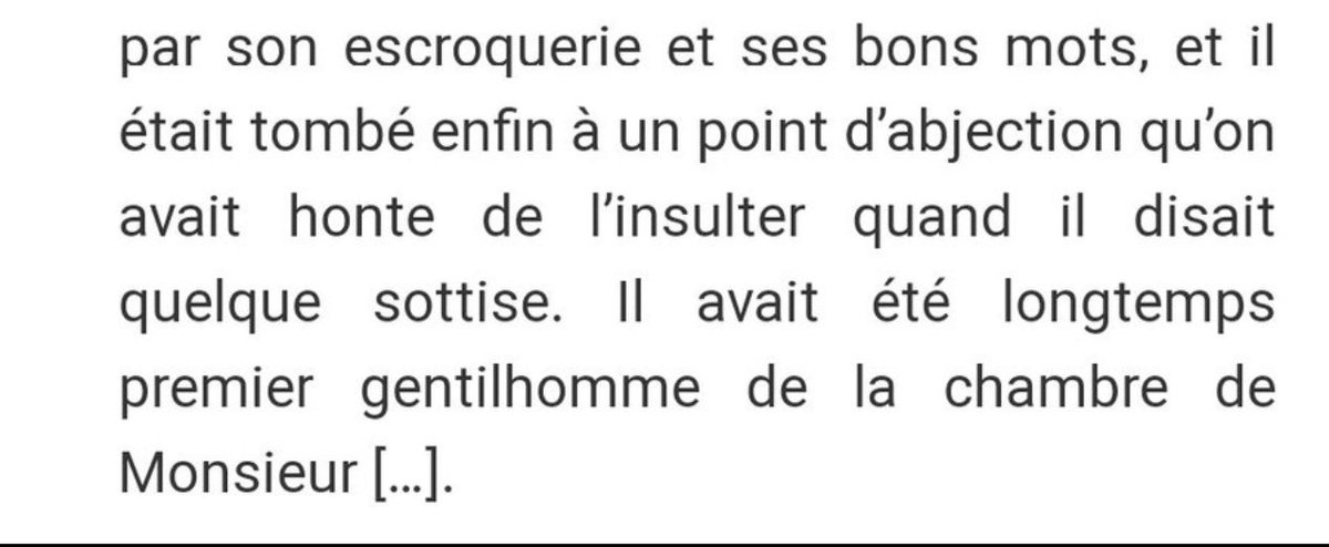 JZefka's tweet photo. Pour parodier Saint-Simon : elle était tombée à un point de bêtise qu'on avait honte de l'insulter quand elle disait quelque abjection. Ou l'inverse, on ne sait plus. https://t.co/yvqZBSH2HC