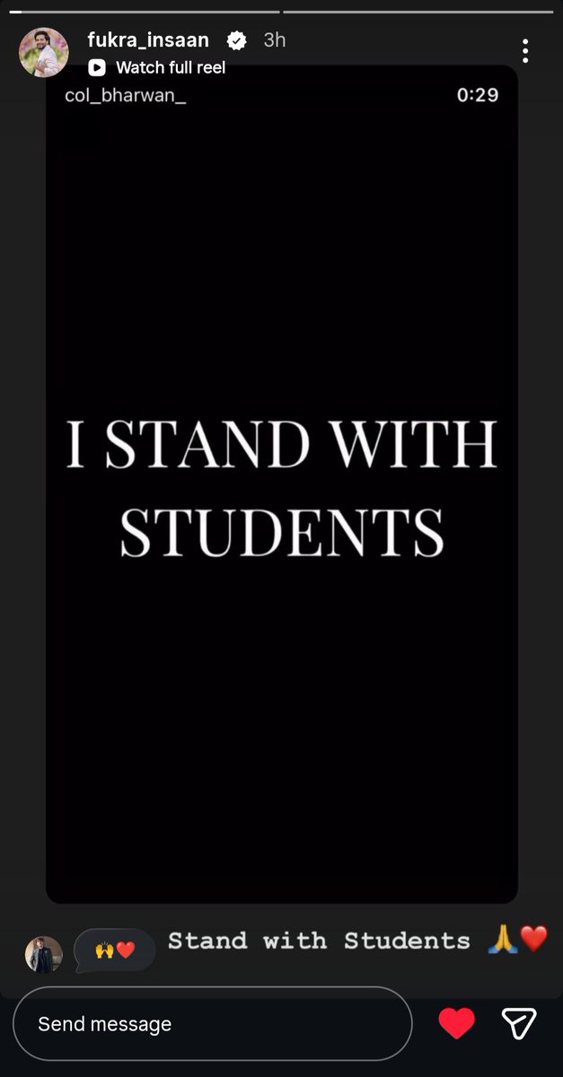 fukrainsaaninbb's tweet photo. Respect to #AbhishekMalhan for choosing humanity over political narratives. Some issues simply aren't about taking sides of any party, they're about protecting democratic values, ensuring accountability, and condemning violence in every form. 🇮🇳

#FukraInsaan https://t.co/C6gAgBrfp8