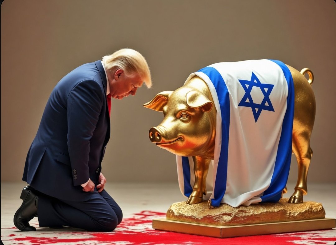 SimonW_Van's tweet photo. @WhiteHouse Zionist Puppet with his never-ending propaganda... Stop gaslighting Americans and get out of the Middle East! https://t.co/1dgYb4UBhX