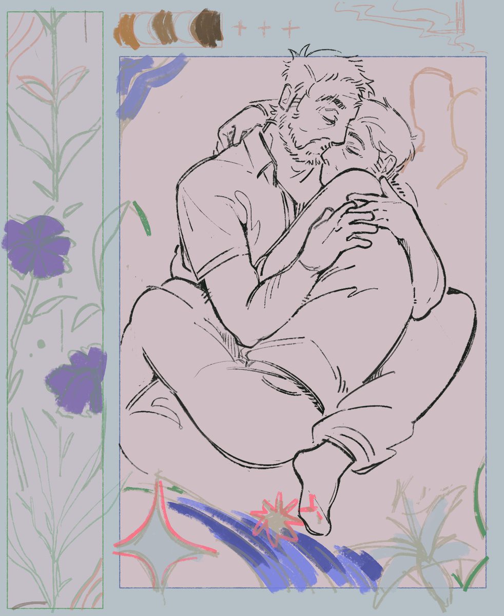 BloodCitruses's tweet photo. I won’t be posting for a while because I gotta focus on my French exam this weekend. 
Have this butchlander wip instead <:3
Be back soon💥💥💥 https://t.co/UEVPJIL2Z0