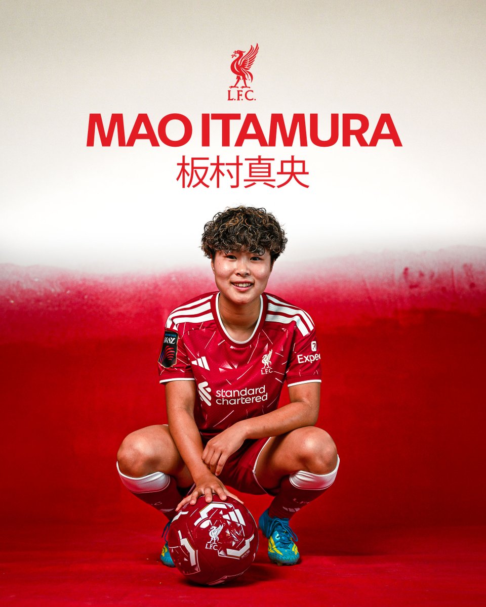 LiverpoolFCW's tweet photo. Mao Itamura is a Red 🙌🇯🇵 https://t.co/9hFMoKag4s