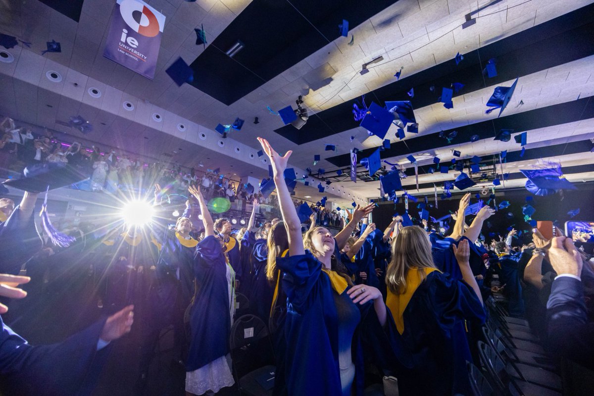 ieArchDesign's tweet photo. Congratulations to our master's graduates, celebrated recently at IE Tower! 🎓

Thank you to keynote speaker Manuela Lucá-Dazio, Executive Director of the Pritzker Architecture Prize, and student speaker Tala Ayoubi for making the day unforgettable.

The best is yet to come. ✨ https://t.co/v3pfErz66f
