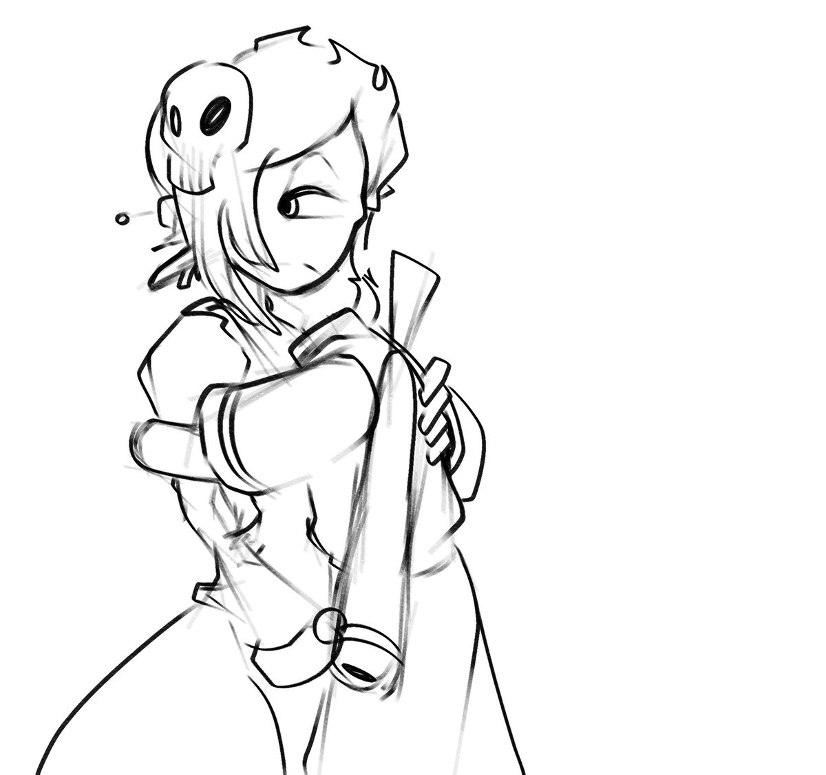 Thenightisandy's tweet photo. The end of Andy's Story in Skullgirls
(AKA imma end Marndy)
#skullgirls #marie #heartofdarkness #andy #sketch https://t.co/eWelKgSAuJ