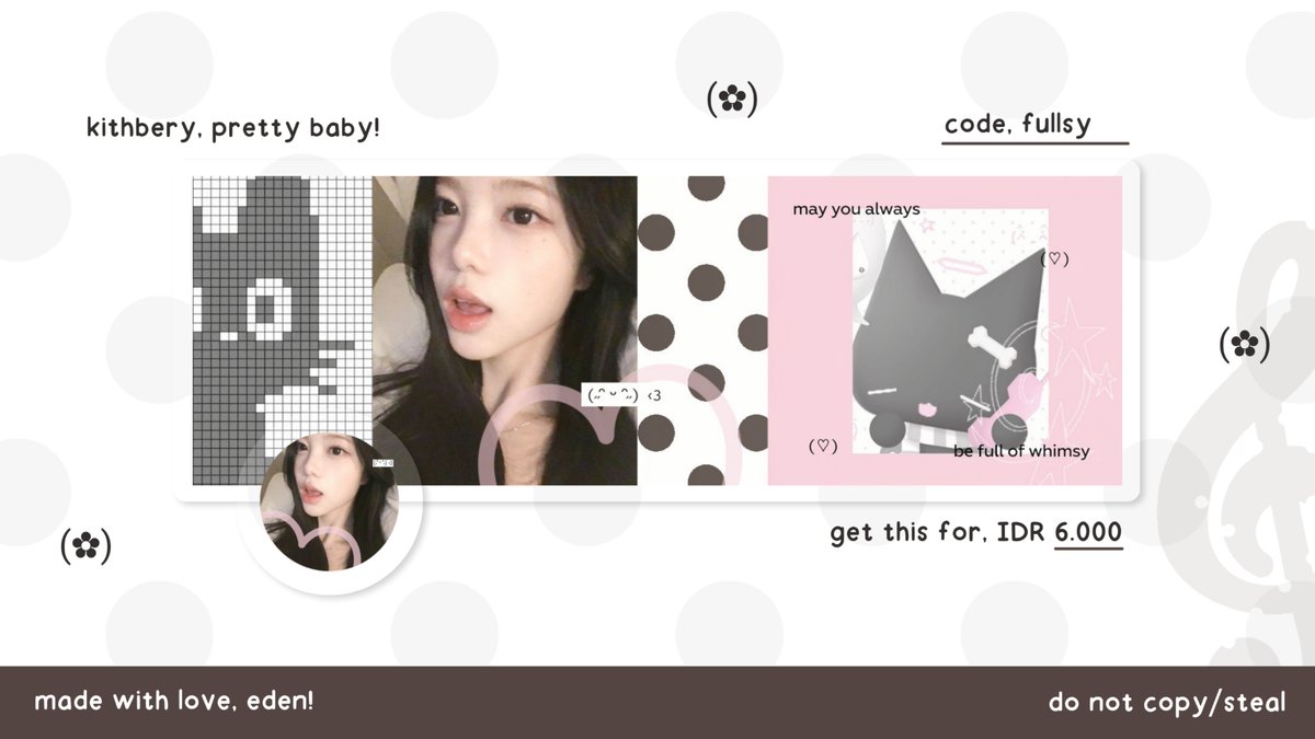 kithbery's tweet photo. help repost please? thank u! ♡

hi eden membawa beberapa layout dengan code fullsy ready stock h2h; ian, yuha, jiwoo &amp; yeon! dengan harga tertera ‹𝟹
boleh langsung dijemput lewat DM/tele eden :3

#bealanja . . . 🎐 https://t.co/mexMm0rxWp