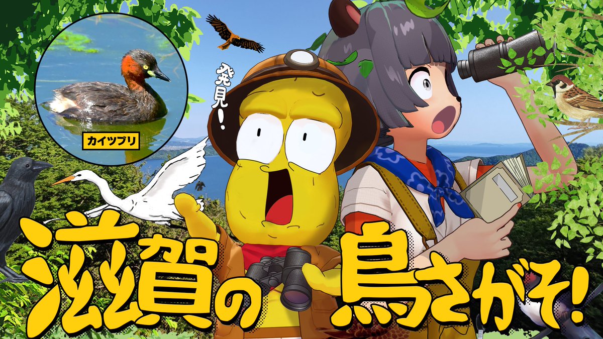 ponpokoka's tweet photo. 相方がバードウォッチングにハマったので地元で１番有名な鳥を探します！！
▶︎ https://t.co/vy9dMtbtvL

おもしろいカメラがあるもんだ…！！
ポケモン図鑑みたいでたのしい🦆！
果たしてカイツブリは見つかるのか！？ https://t.co/cRhkpjBTlw