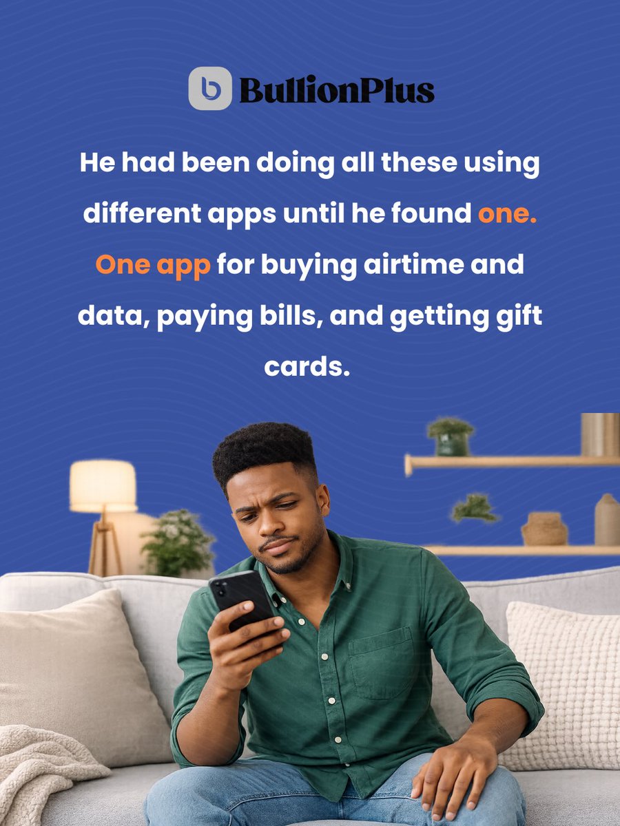 BullionPlus's tweet photo. Sharing love across borders just got easier, faster, and more reliable 👍🏽

Download the BullionPlus App to get started today, available on the App Store and Google Play Store.

#bullionplusapp #virtualtopup #payyourbills #electricitybill #airtimeanddataapp https://t.co/9mhcmS4paz