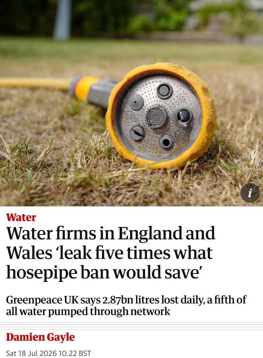 ACORNunion's tweet photo. This is a direct consequence of privatisation. 

These companies pursue profit at all costs, they line the pockets of their CEOs and shareholder while vital infrastructure collapses.

It’s time to kick out these vultures and bring water back into public ownership💧 https://t.co/vwKFGL0lXB