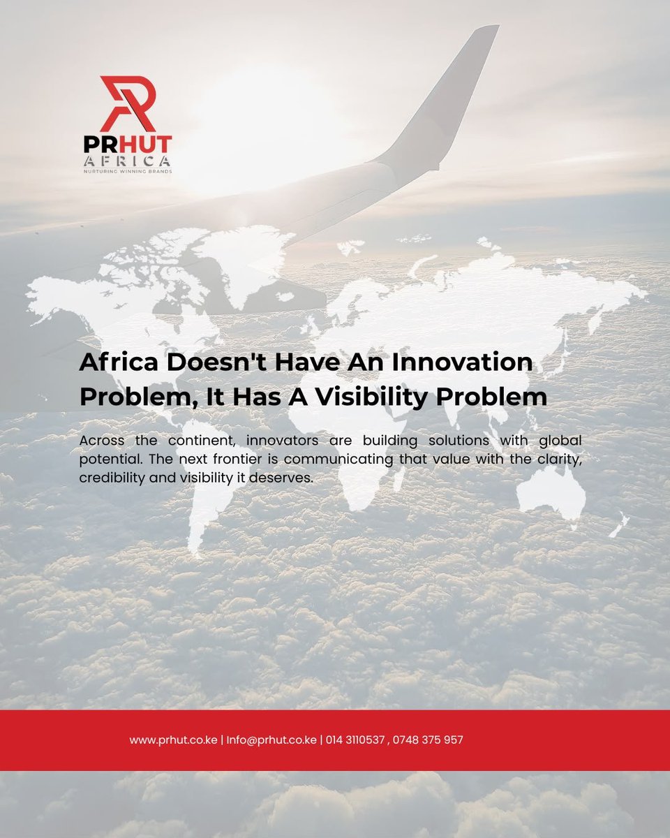 PrhutC's tweet photo. Did you know that Africa's most innovative businesses remain its best-kept secret not because they lack innovation, but because they lack visibility. 

Is your brand communicating its value as effectively as it's creating it?
#StrategicCommunications #PRHUTAfrica https://t.co/39VchuCxjw
