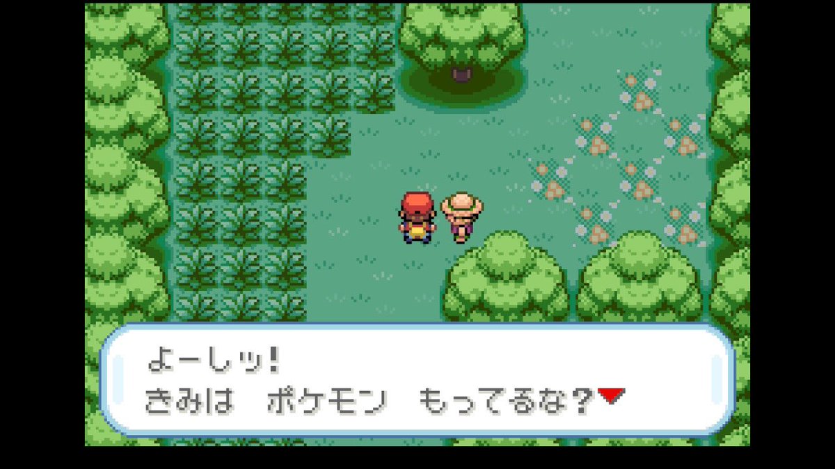 mooper_scarlet's tweet photo. いざトキワのもりへ。
なんか綺麗なムービーが追加されてる！

感動したのも束の間、ここが修羅の国であった事を思い出す。
こんな純真無垢な少年ですら道ゆくトレーナーを見たら喧嘩を売らずにはいられないのか。カントー地方こわスンギ。 https://t.co/7FGVnY7e9J
