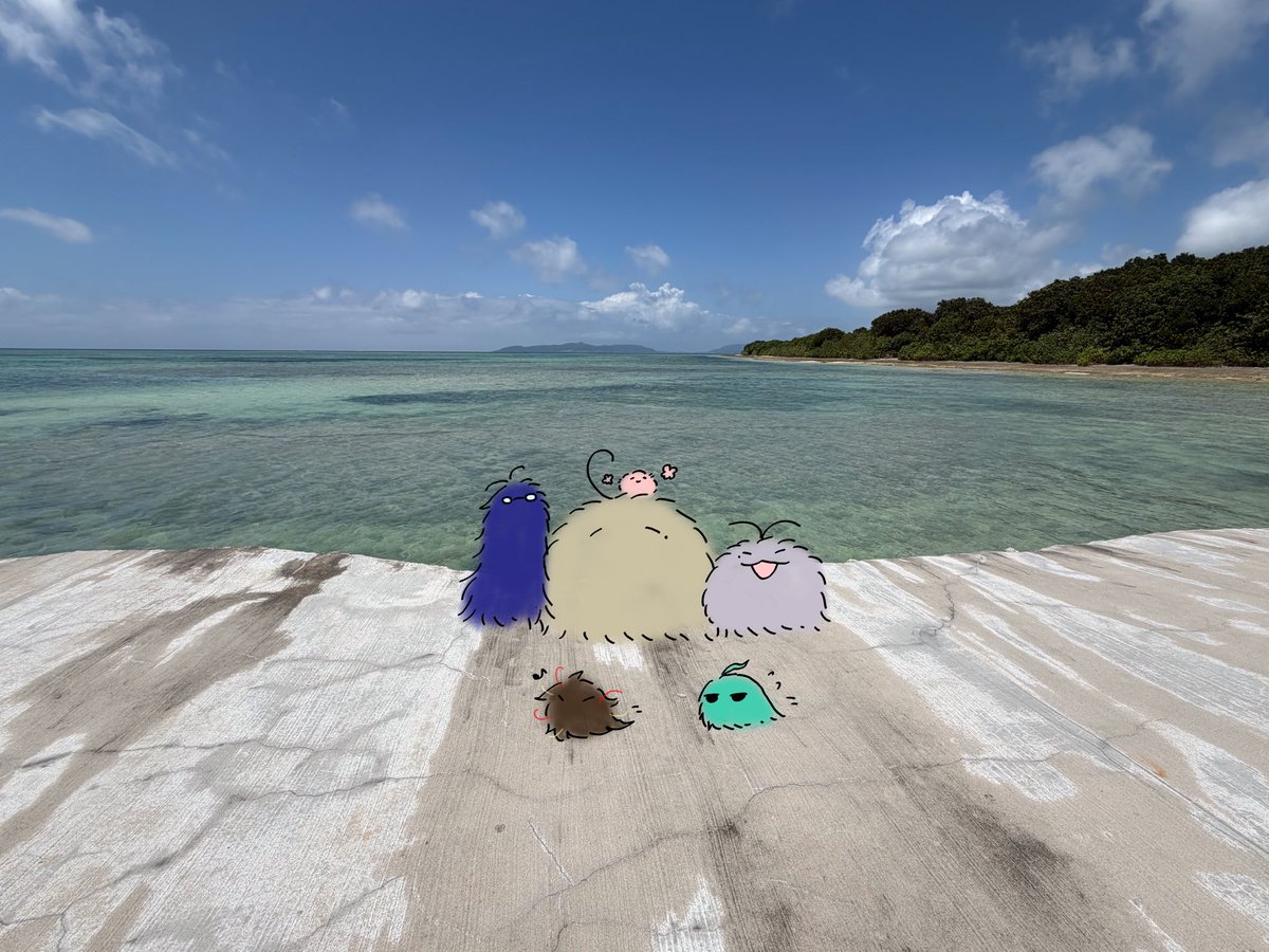 Tear_p_atomos's tweet photo. 海を満喫するもけ生徒会さん
#七次元掲示板 https://t.co/Dp2upOVhTq