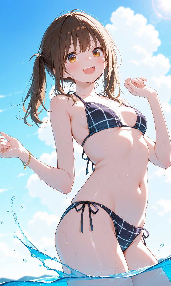 Kumoranai_ne's tweet photo. 海の日✨️⊹ ﹏𓊝﹏𓂁﹏⊹ ˖

瑠璃ちゃん達が海に来ているって知って駆けつけちゃいました🌊⛱️
ε=ε=ε=(ﾉ*>∀<)ﾉ
一緒に遊びたいです🤍

#AIイラスト #AIart️️️️️️️️️️️️️️️️️️️️️️️️️️️️️️️️️️️️️️️��️️️️️️️️️️️ 
swimsuit illustrations https://t.co/HPVVMS7rGI