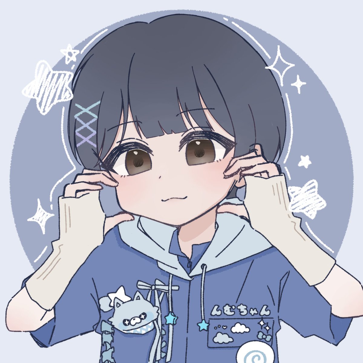 kano_anone's tweet photo. 今日のうちわのイラスト💤
#んむChance 
#んむちゃん見ろ https://t.co/WafYh96pwC