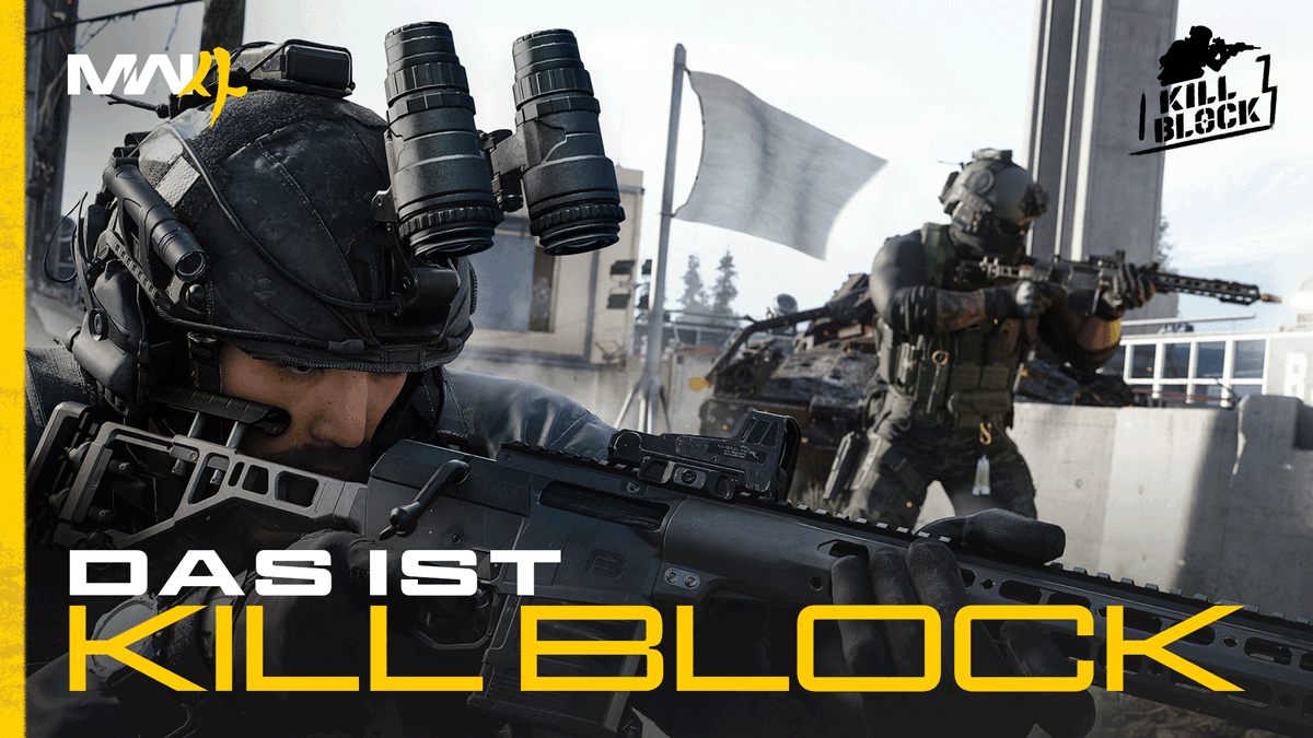 CallofDutyDE's tweet photo. Willkommen auf „Kill Block“ – der Live-Fire-Arena mit modularen Gefechtszonen, die sich vor Spielen neu konfigurieren und einzigartige Kampf-Layouts erzeugen.
Erfahrt mehr über „Kill Block“ und den adaptiven Mehrspielermodus von „Call of Duty: Modern Warfare 4“ im #CODBlog 👇 https://t.co/xymXjvS1vJ