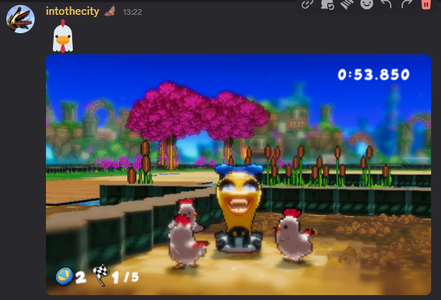 PlaytonicGames's tweet photo. Why did the chicken cross the road? 🐔 

They wanted to invade our Discord! - https://t.co/aGEeYPz4IG https://t.co/53aiGHmc7v