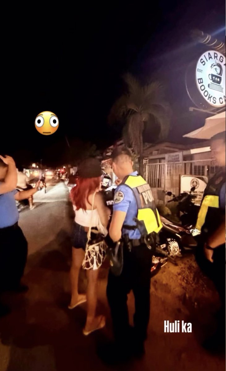 mkhschae's tweet photo. almost kissing one of her members on one day then getting stopped by the police on the next like mikha's side quests go crazy https://t.co/dNbFghNX47