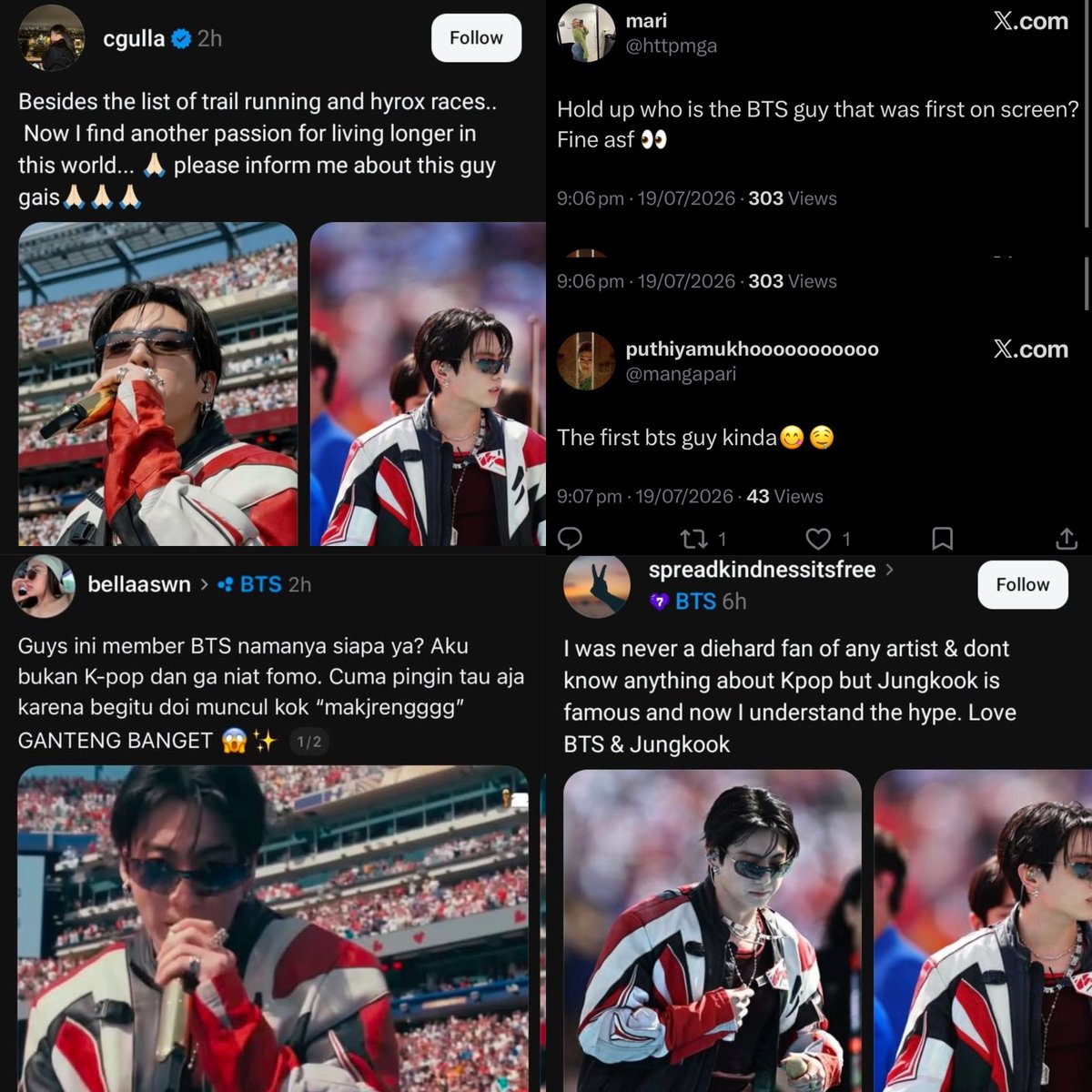 swygirl's tweet photo. Jungkook really had everyone in a chokehold... locals across every platform are asking about him😭 https://t.co/GwT1S7JU60