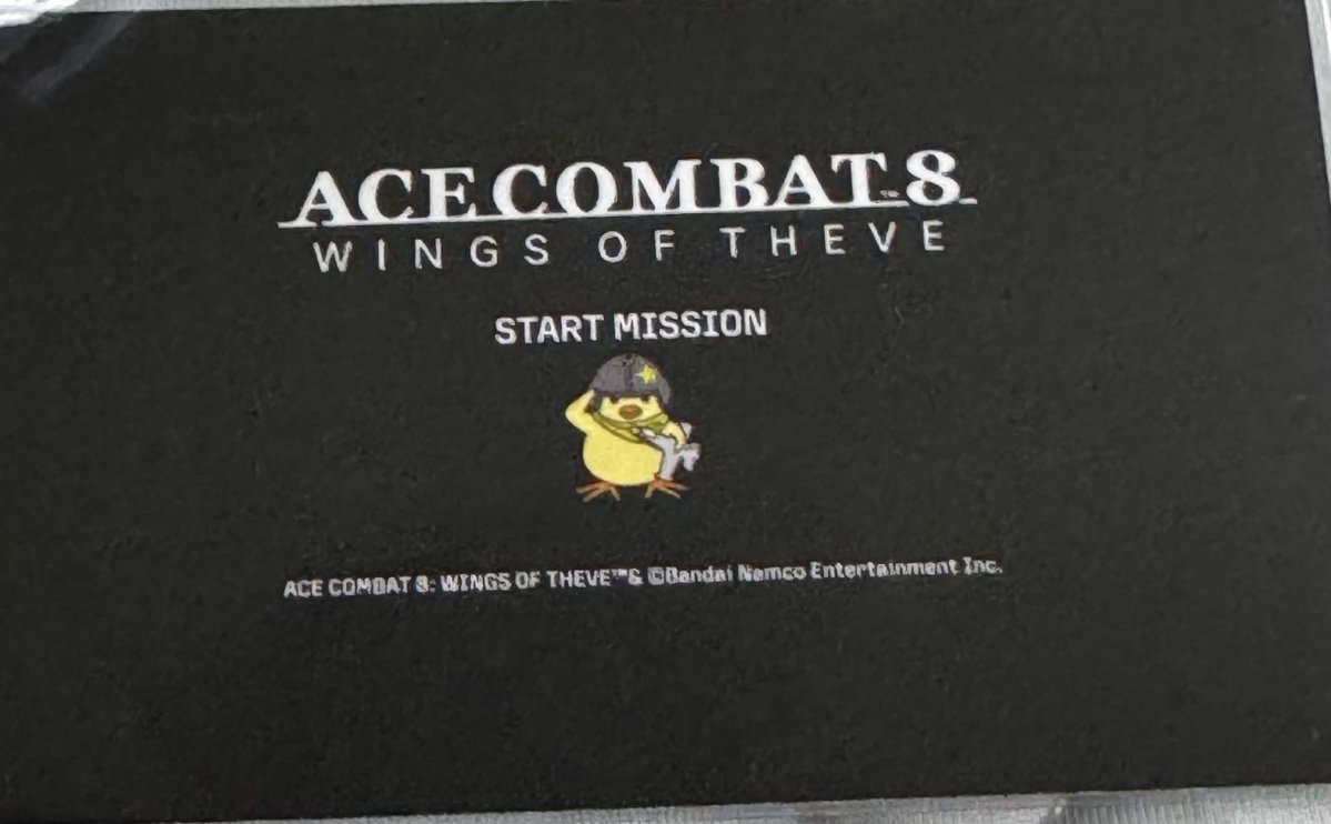 AvarikVonNom's tweet photo. On Saturday, July 18th, I and 20 other guests have had the honor of attending an early play session of Ace Combat 8: Wings of Theve.
Today the embargo imposed by Bandai Namco has been lifted and I can finally share some of my experience:

The event went as followed:
1) Introduction
2) 1 hour of game time, playing mission 4 and mission 11
3) Talk section with Kono Kazutoki (Brand Directior) and Shimomoto Manabu (Game Producer)

The introduction section was very brief, they gave us instructions on what we can and can't do, and then they presented Kono san and Shimomoto san to us. (I was sitting literally right next to Kono😳)
During that time we were also allowed to freely walk around and interact with Kono san and Shimomoto, so I took this opportunity to complete a mission I have started 5 and a half years ago, returning the Ace Combat 3 Voice Actors scripts to their rightful home.
This was made possible with the aide of GaiaBlitz, Krishty, Ribbon-Blue and Zanzor, each of which has donated to the cause of getting these voice actor books, after which I took upon the task of preserving them digitally and then ensuring they return home to Japan.
However after consulting with the JP branch of Bandai Namco, it was decided that I will keep these books and continue to preserve them, and so I shall.
I took a commemorative photo with both Kono san and Shimomoto san, each of us holding one of those books, I will filled with happiness but I was also very much nervous. ;w;

Regarding the game session, there isn't much new to be added to what is not already known and out there, I do wish to keep the spoilers to a minimum so I won't talk much about the story in the missions and keep details about the gameplay to a minimum.
I first started playing Mission 4 - The Fall of the Numbered Fleets, since I have very little experience with playing Ace Combat on consoles, I wanted to try out novice controls for once as I never experienced them before. (You can laugh at me all you want, I know I am not going to beat the novice allegations, I am cringe but I am free)
I gave the F/A-18C a try at first, it felt kind of sluggish but I had a good time flying around with it on novice controls, I event went through the tunnel.
After that, I played Mission 11 - Maximum Payload, on Expert controls, and felt more at home with the game.
It was kinda interesting to see sub-components weren't strictly attached to the largest aircraft in the mission, but also the smaller ones supporting them, seems like you have more ways to shoot down an aircraft now, which I find nice.
I must say that the overall game looks beautiful and plays great, it feels like a solid Ace Combat title and I very much enjoyed the return of the squadron controls and decision making.
While there wasn't really anything new that we don't already know, they did unlock the full aircraft roster shown in previous demo sessions, so I took this opportunity to give the Typhoon a try.
The multi-Special Weapon function is a nice addition and makes your aircraft far more versatile, at the cost of ammo capacity. (And it might need some getting used to, unless you played Ace Combat: Joint Assault or Project Wingman)
The return of Squadron commands and decision making (YES / NO) is much appreciated, and this time it seems that in the higher difficulties your squad mates are actually vital to both your survival and the mission's success, they can be quite brutal sometimes, and even defend you pretty well if you tell them to cover you.
I was also well impressed with the replay system, while it doesn't necessarily incorporate anything new, the pilot camera is a nice addition, and it's also nice to see the pilot respond and move based on the aircraft own's movement and flight direction.
Oh right, and the missile warning changed, it's not what we're familiar from other Ace Combat games anymore. :3c
Overall, the game felt like a mixture of Ace Combat 3, Ace Combat 5 and even some Ace Combat Zero sprinkled in, it may yet be one of the best Ace Combat games in the series.

As for the talk section, Kono san and Shimomoto san were asked questions made by all the guests attending the event, all of which were made before the actual event via a form, and only 8 of those questions made it to the talk section.
While my Japanese is still not very fluent, and I couldn't remember all the questions and answers, I do recall the following:
1) They were asked which of the characters the team were most fond of...and it was quite obviously, Tasha. :3
2) Assuming I got this right, while there are no branching paths in the game, it seems that certain decisions you make in the missions can affect certain things in future missions, though I had no chance to experience or confirm this, so take it with a grain of salt.
3) This is probably going to be the Ace Combat game with the largest amount of missions ever, though they did not give us specifics about how many missions there are.
4) If I understood correctly, The Land Battleship used by Sotoa was not originally planned to be implemented in the game, it was spontaneously thought of one day and then eventually became a reality.
5) They were also asked what particular things they were most detailed oriented with with the development of this game, and they said that they were detailed oriented with everything, but went all out with the sound this time, going as far as going to the US base in Okinawa to record aircraft sounds and also detonate explosives to record their explosion sounds.

Overall, I had a great time, and I want to thank from the bottom of my heart to Bandai Namco and Project Aces for giving me this opportunity to try out the game early and get some first impressions out for everyone else.
This has the potential to be one of the greatest Ace Combat games ever and I hope it will be so, I can't wait to try out the full game in October!
Once again, thank you so much! <3

By the way, the Nugget drawing was made by @DapperDapperDan, thank you very much! :3c

#ACE8 #ACECOMBAT8 #WingsOfTheve #ACE8先行体験会