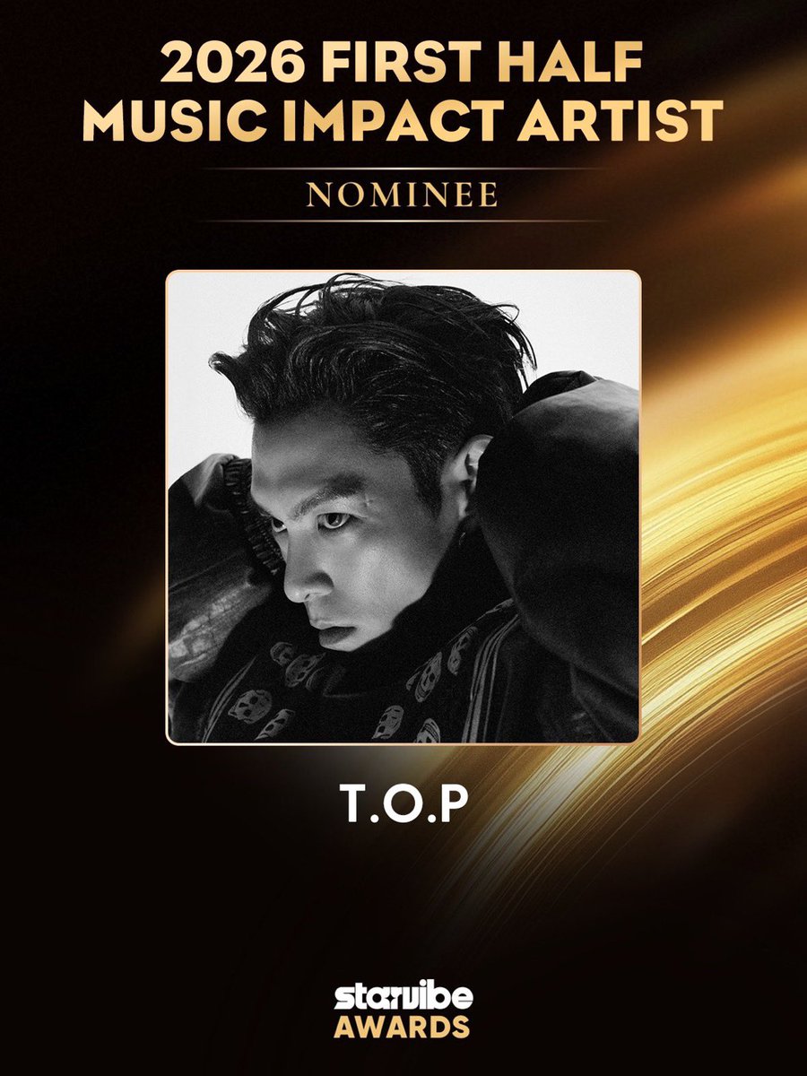 TTTOPSUPPORT's tweet photo. 🚨 T.O.P FANS, you know the drill 🚨

Starvibe Daily Check-in ➡️ Earn Stars ➡️ Vote for T.O.P 🤩❤️

Don’t forget to check-in today before 12MN KST to earn your stars! 🌟 Voting ends on July 30 (KST)! 

You may vote using our fanbase link below which enables us to earn more stars too every time you sign up and vote! Thank you 🙏

🔗 https://t.co/ALZ7p9cE2P

#탑 #최승현 #CHOISEUNGHYUN #TTTOP #T_O_P @starvibe2015