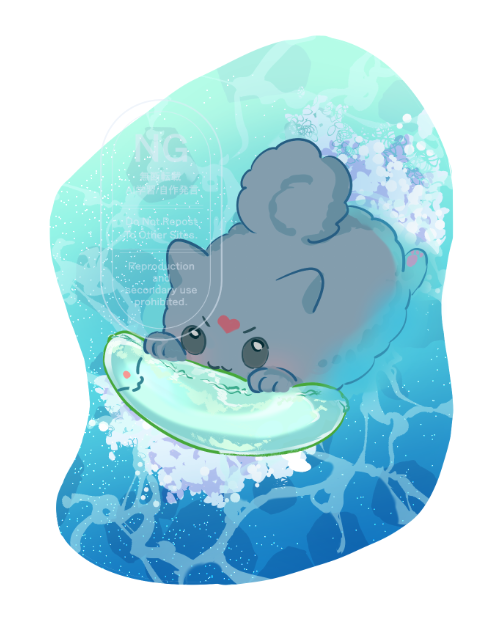 shimotuki_tuki's tweet photo. 🌊🥒🐶🐾 https://t.co/BxA9VbHUUa