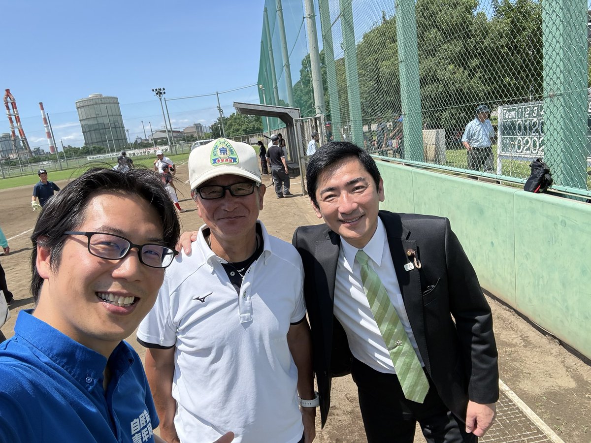 suto_hirobumi's tweet photo. 【3連休2日目】
令和8年7月19日。富津警察署スタート。午後は京葉少年野球連盟の閉会式。夕方からは真砂公園にて夏祭り。地域の方々と触れ合いつつ盆踊りを楽しみました！
#千葉市議会議員・弁護士の日常
#真砂公園 https://t.co/y7qay6Ag8w