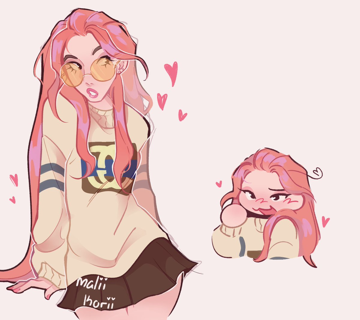 maliikorii's tweet photo. drawing that one #mira early concept design bc im kinda obsessed with it🩷
#kpopddemonhunters https://t.co/gnMdyM0Ps3