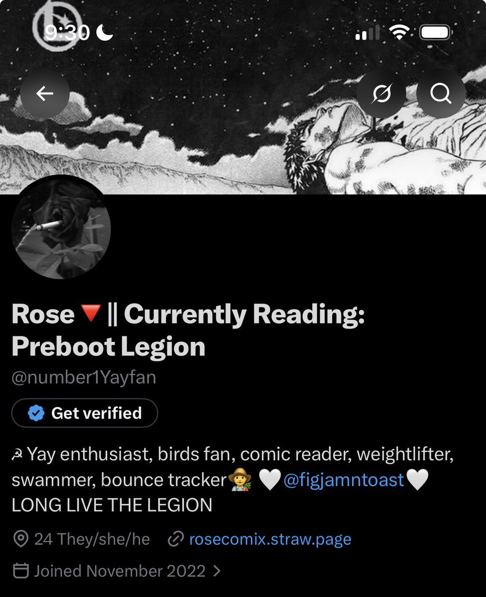 Rose🔻|| Currently Reading: Preboot Legion tweet media