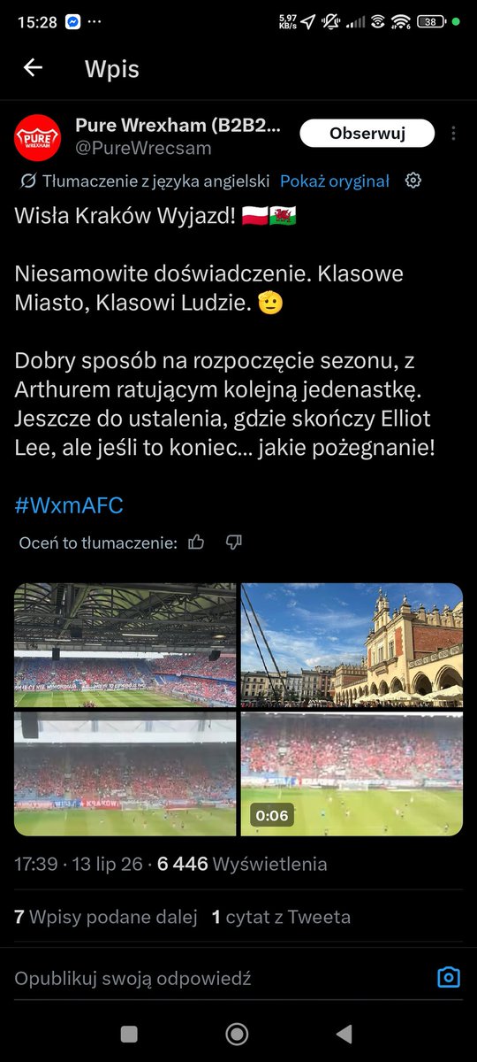 _KA3IX_'s tweet photo. @Ramzi_1906 @CracoviaKonrad @_Ekstraklasa_ Ten tweet nie istnieje xD Sprawdziłem ich profil i nic tam nie ma, więc albo go usunęli, albo nigdy nie zostało to napisane. Za to jest coś takiego😉 https://t.co/nMbQpntPZa