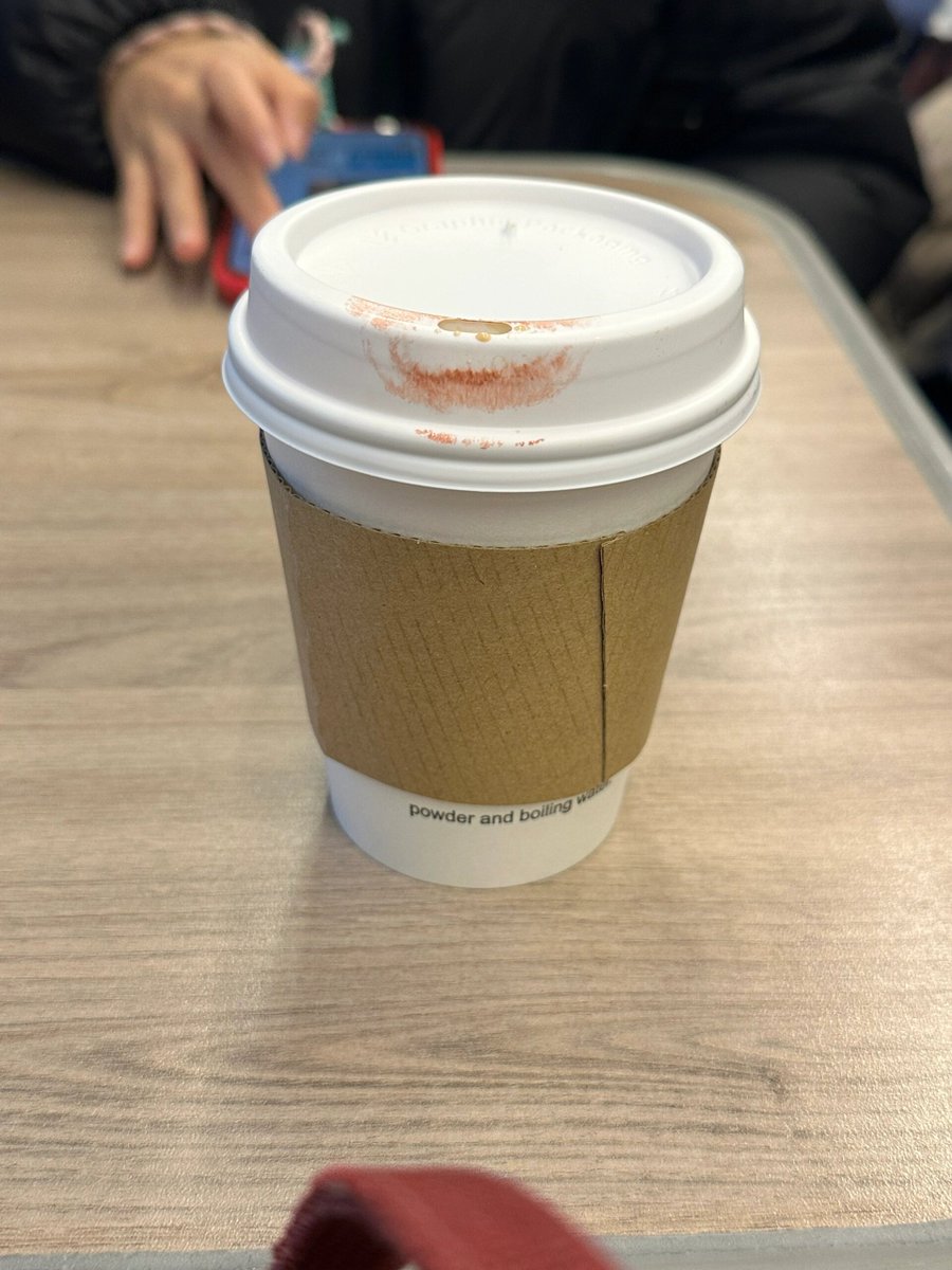Ritish2103's tweet photo. Found my desk neighbor’s coffee mug labeled “World’s Okayest Team Player”… turns out we both bought the same one for each other as a joke. https://t.co/fny8ISuEGO