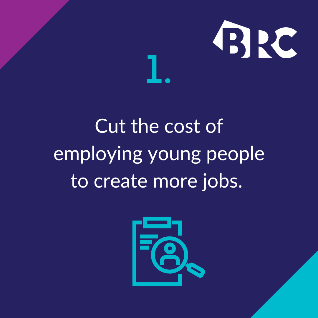 the_brc's tweet photo. How can policymakers #BuyIntoRetail?
1. Cut the cost of employing young people
Retail helps thousands land their first job. But a ยฃ6.5bn rise in employment costs makes hiring harder.
Reducing employer NICs for u-25s will help over a million young people take that first step. https://t.co/cLdH5WstTL