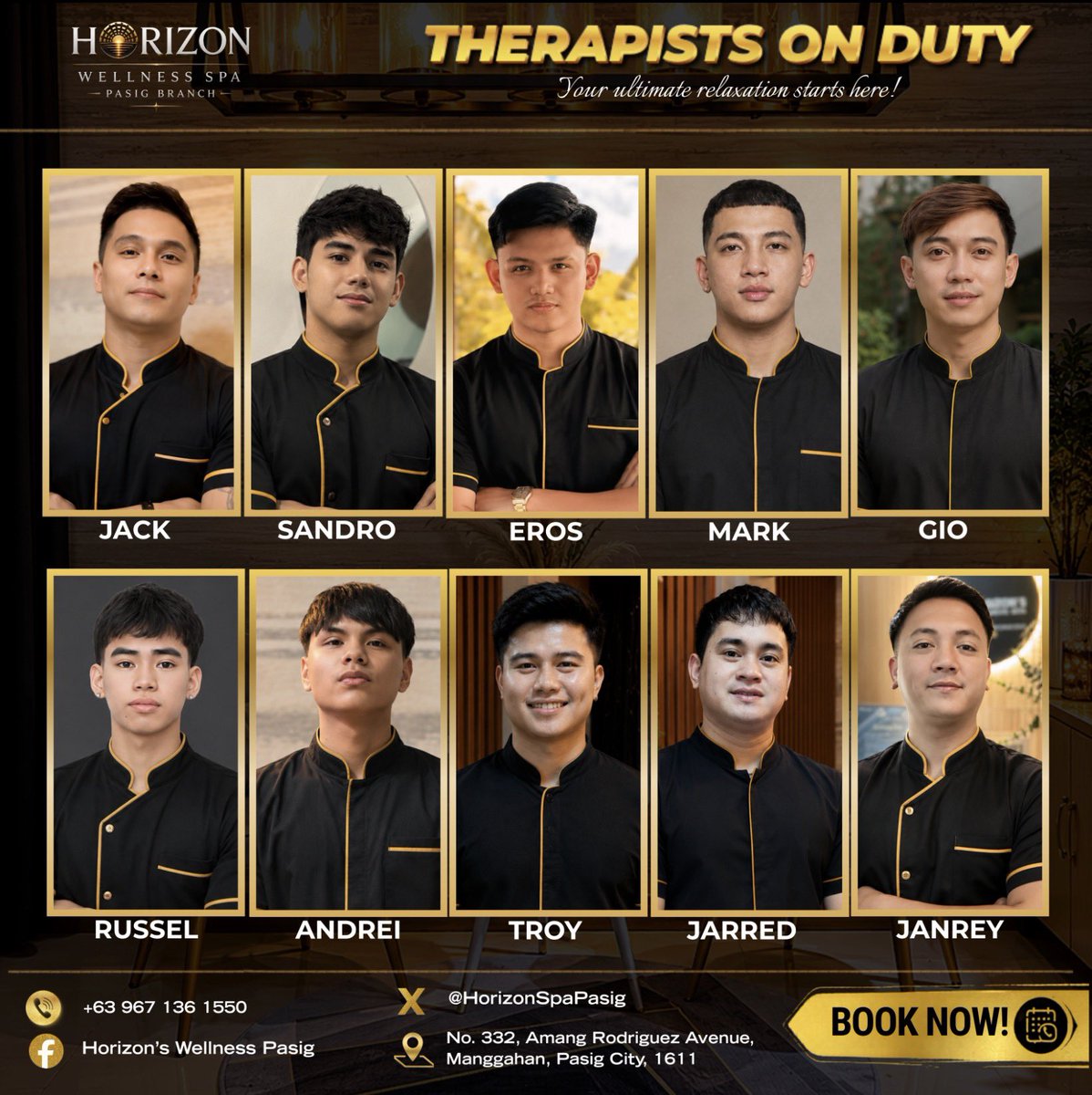 HorizonSpaPasig's tweet photo. 🌿 Monday Check! 💛

✔ Weekend is over
✔ New week has started
⬜ Time to take care of yourself

Monday doesn’t have to feel heavy. Start your week by giving your mind and body the break they deserve.

💆‍♂️ Our therapists are ready to help you relax, recharge, and reset for the days ahead.

🎁 Plus, enjoy our 10% Cashback Voucher with your qualifying massage session!

Because a better week starts with a well-rested you.

📍 Horizon Wellness Spa Pasig