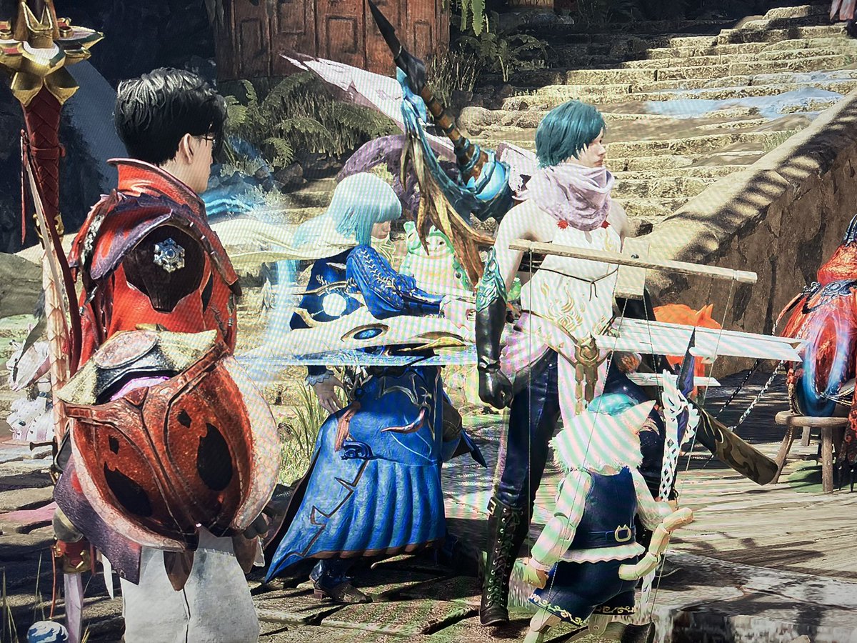 VANHOUTEN09's tweet photo. 刺された！

#モンハンワイルズ
#MHWilds
#モンハンワイルズ重ね着 https://t.co/KiGZSf7loI