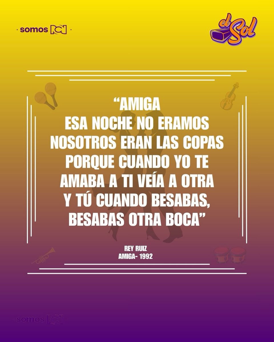 elsolcolombia's tweet photo. La canción perfecta para iniciar este lunes festivo ☀️

#elsol #salsa #asoléatequeteconviene #reyruiz https://t.co/cZjGir8orw