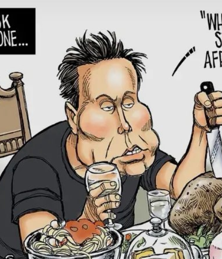 themasterritzz's tweet photo. I have not seen this viral of a post of Elon in so long.

This guy is directly calling out Elon, and HE ALREADY HAS 7 MILLION VIEWS

Pretty much the photo is a r etarded version of Elon eating food

The chance that elon reacts to this is HIGH

Look at the engagement on this. It's only going more viral.

https://t.co/AMbKCrXI8j