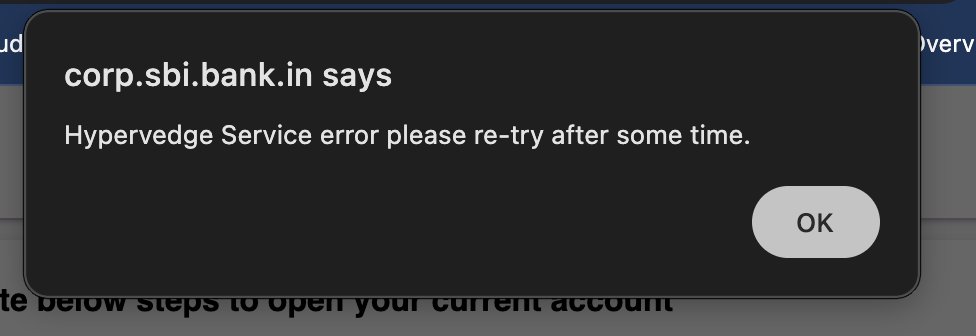 ceoshikhar's tweet photo. @TheOfficialSBI subah se error ke saath flirt kar raha hu mai. Can you please do a little better job at providing the service by partnering with competent tech providers unlike "Hypervedge".

#sbi #shit #tatti https://t.co/IF47gGy6IC