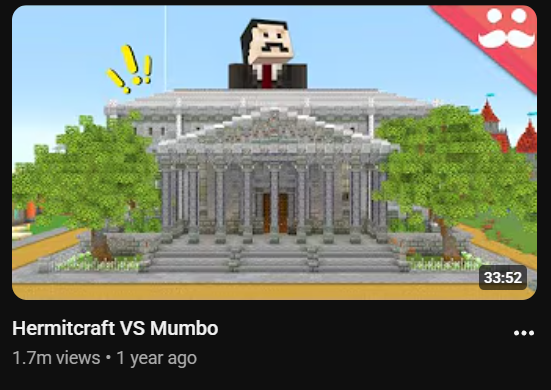 whimsicalmists's tweet photo. once a year Mumbo uploads a video so incredible it becomes a must watch https://t.co/N3AVOyFfG8