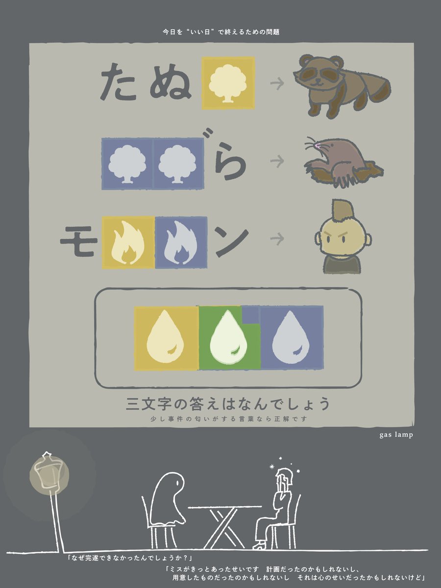nazonodesigner's tweet photo. まだ眠れない人のために問題を作りました https://t.co/iRG07c4GuE