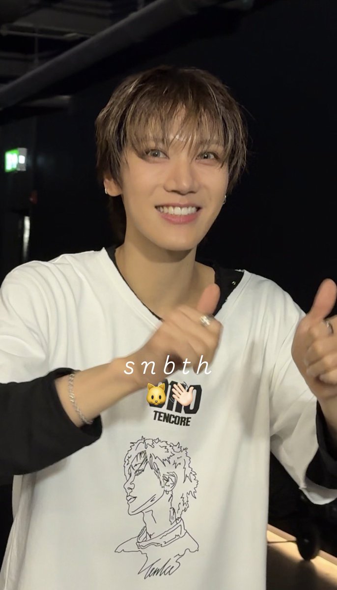 _snbth's tweet photo. hi bye with meow meow ʕ”̮ॽु⋆⁺₊⋆ ♡̷̷̷ 

#TENCORE0110Concert_Day1 #TENCORE0110Concert_Day2 #TENCORE0110Concert_Day3 https://t.co/8yN3R204wn