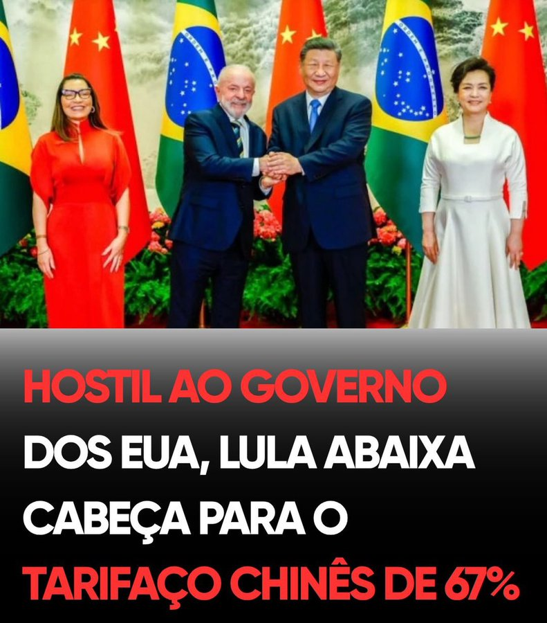 leandroacastro's tweet photo. O PT vendeu o Brasil para China e agora está entregando!  A conta para nos pagarmos está chegando. https://t.co/ATIWSeAHIg
