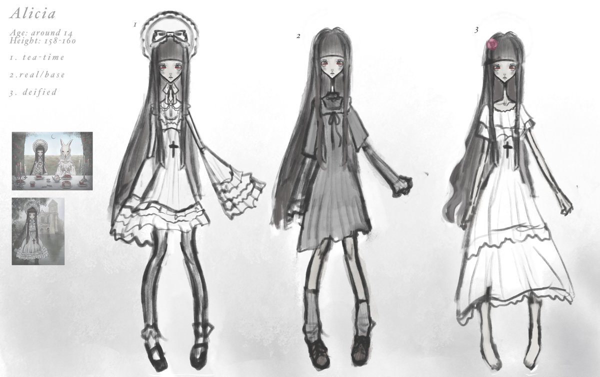ryokunan_'s tweet photo. I'm thinking about making an animation of her https://t.co/G4pni80pwv