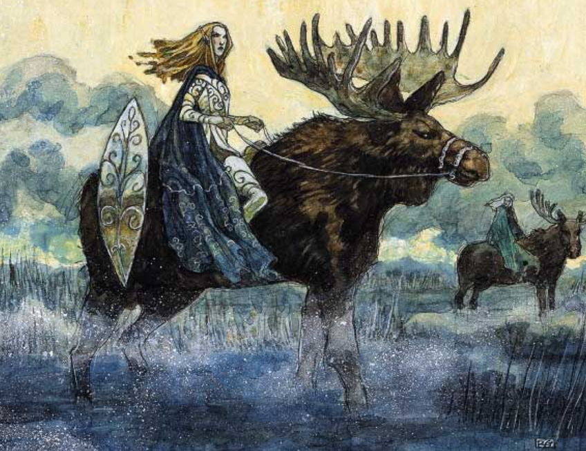 cartographer_s's tweet photo. Norwood Riders - Rebecca Guay https://t.co/7b1T4n7iQ8