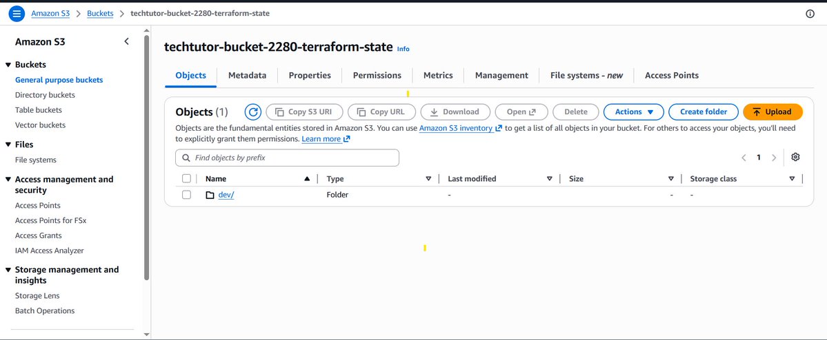 oseunayofunme's tweet photo. Finally,  I was able to achieve the day04 task of the #30Dayslearningchallenge with 
@techie_piyush - creating AWS s3 remote backend, after a lot of troubleshooting and tackling error messages, not giving up is the deal. Thank you 
@TechSphereAcad https://t.co/AYoIeeNWQL