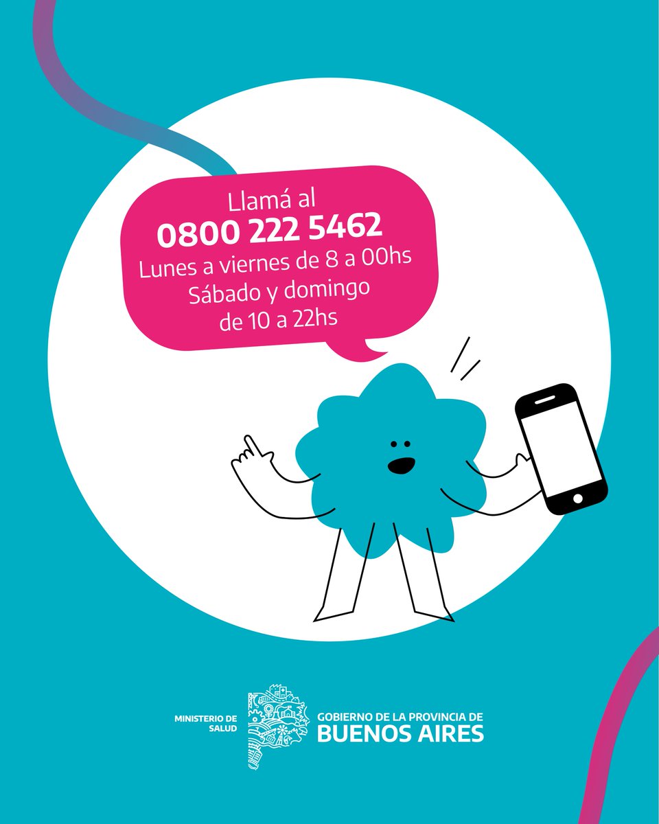 SaludBAP's tweet photo. 👉🏼 Si vos o alguno de tus amigos o amigas necesita acompañamiento en salud mental o tiene problemas con las apuestas online, en @BAProvincia estamos para ayudarte. https://t.co/bja3y5ItGw