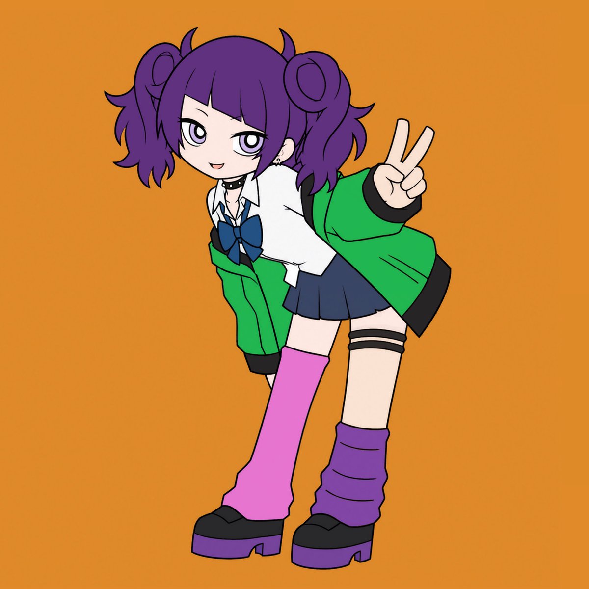 four_street_m3's tweet photo. #新しいプロフィール画像 
カートゥーンメインに描いてるリア友に対して山岡家を奢りバチイケ摩美々を召喚‼️ https://t.co/d7slFC1WP8
