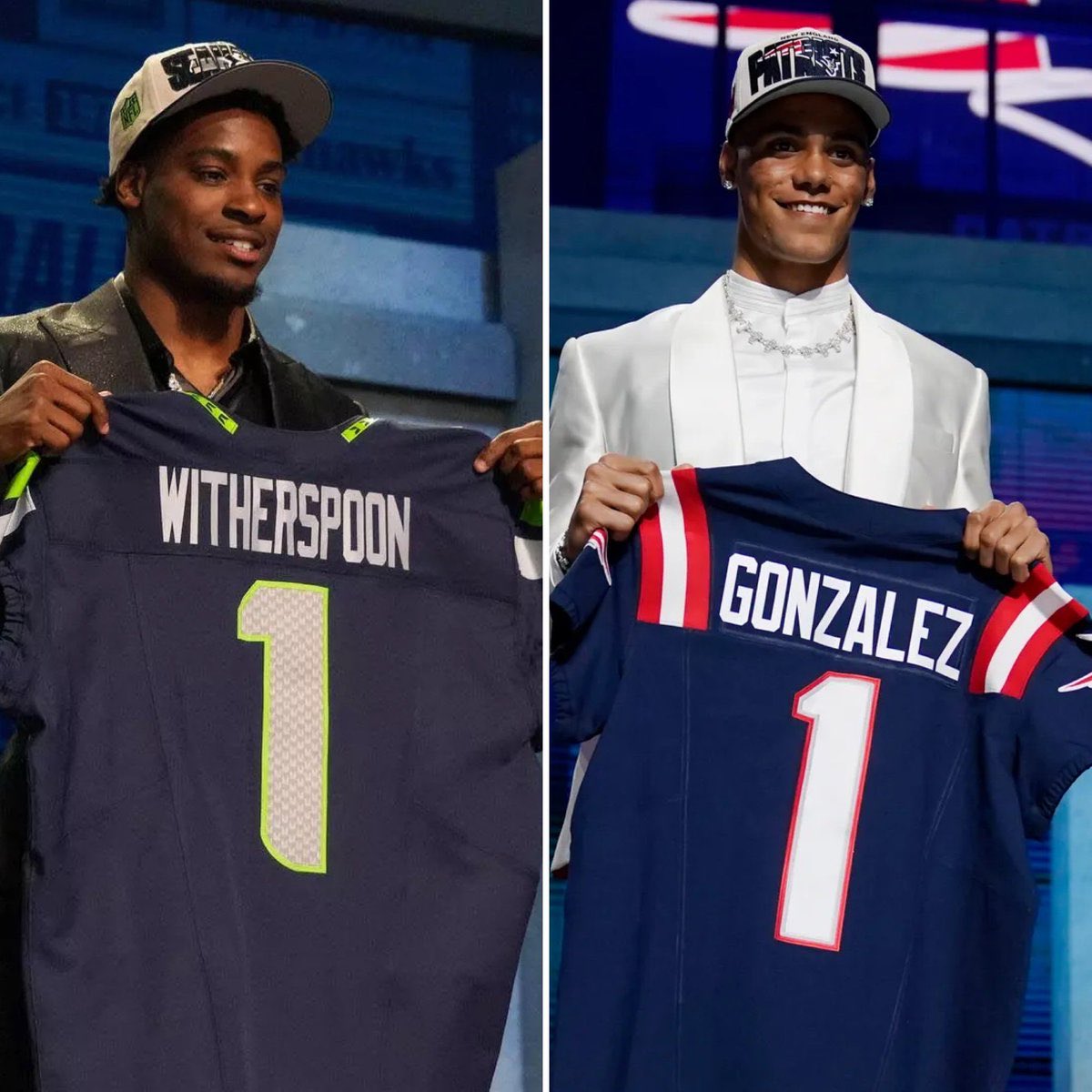 SleeperNFL: Christian Gonzalez and Devon Witherspoon are expected to reset the CB market with their contract extensions, per @Albert
