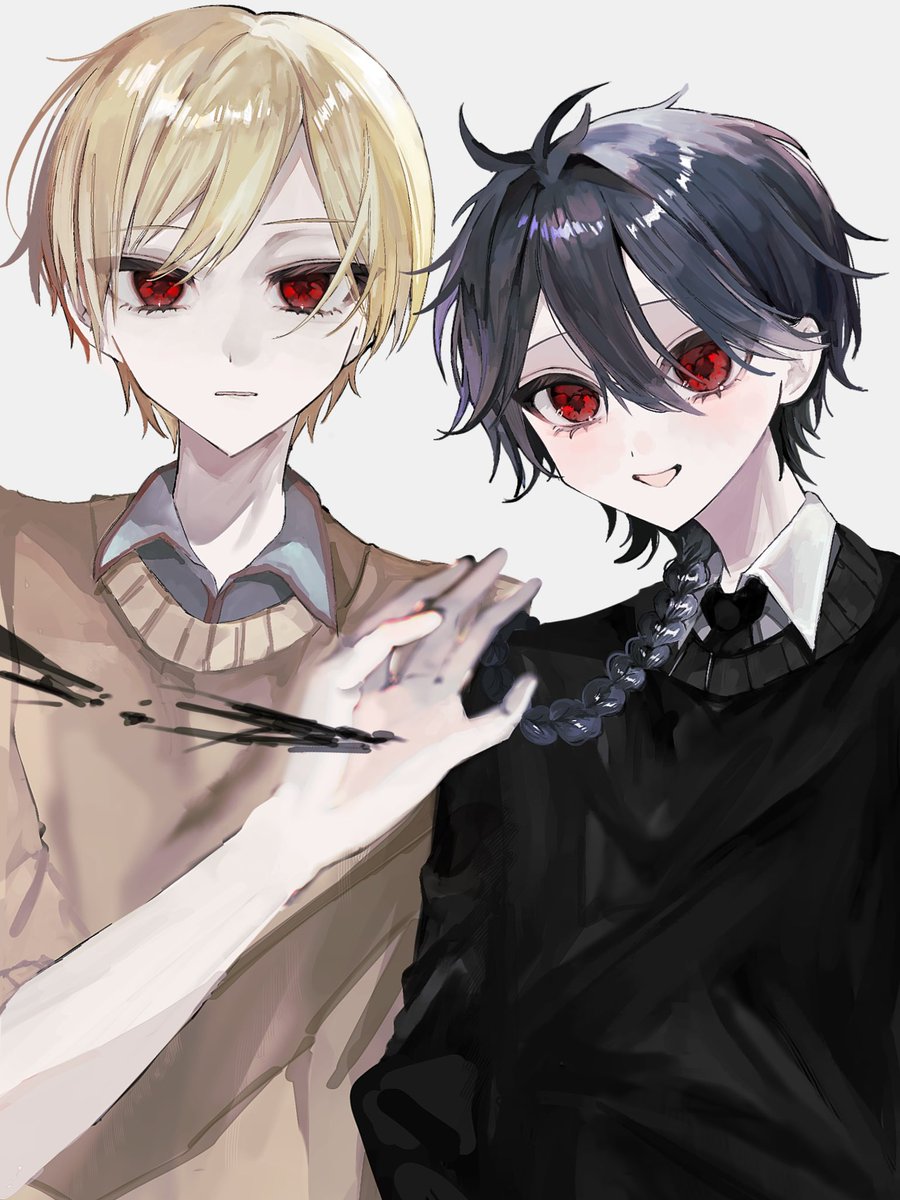 Maruchizuu0e5's tweet photo. #妖はじFA 
初描きの👿と🦐 謎シチュ https://t.co/FoBWFJhI2B