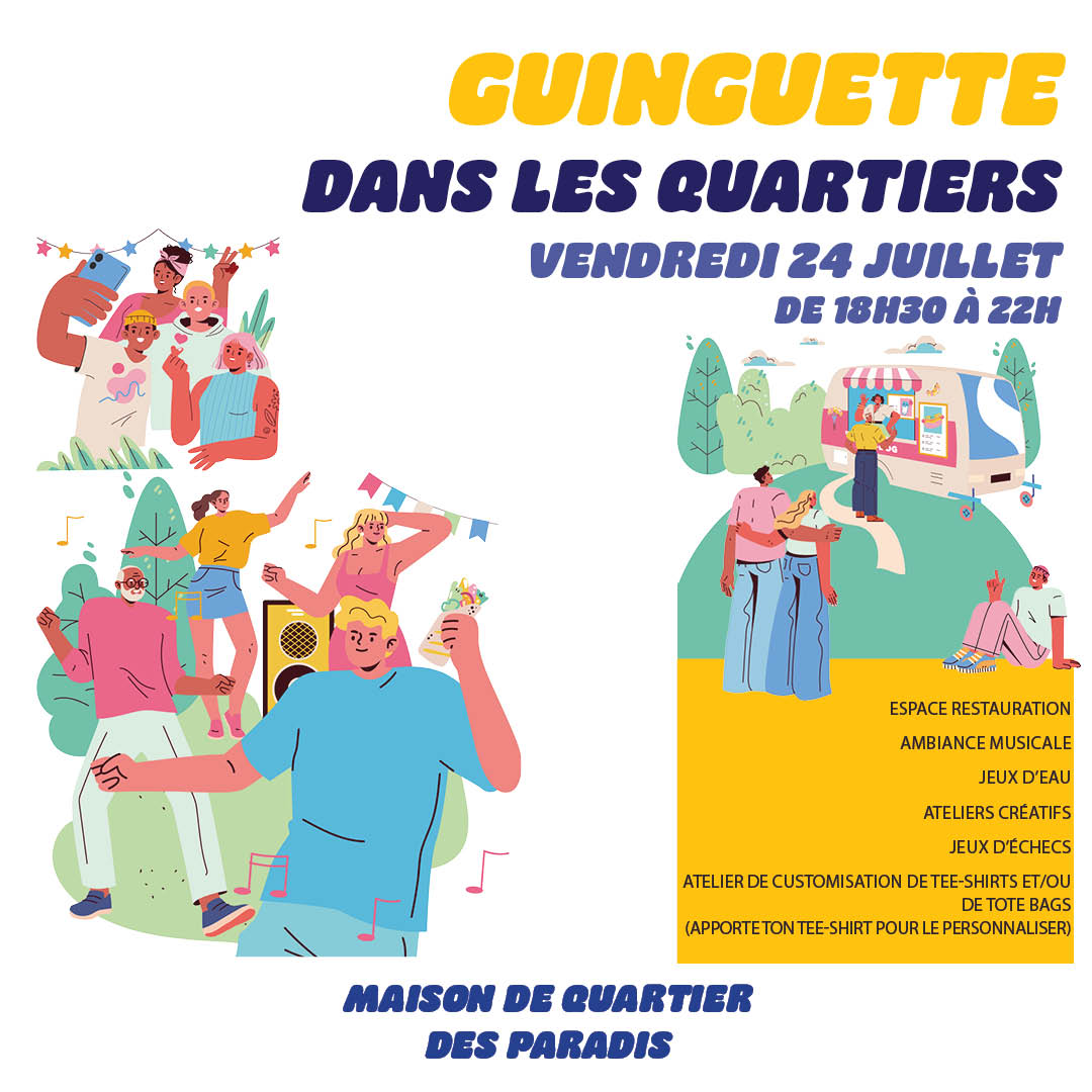 fontenay92's tweet photo. ☀️ #ÉtéSoFarSoGood

📅 Vendredi 24 juillet, de 18h30 à 22h, rendez-vous à l'espace vert situé à côté de la Maison de quartier du Blagis pour une soirée conviviale.

Ambiance musicale, restauration,  échecs, ventriglisse, customisation de tee-shirts/tote bags et  atelier créatif. https://t.co/0hKX3UPKTO